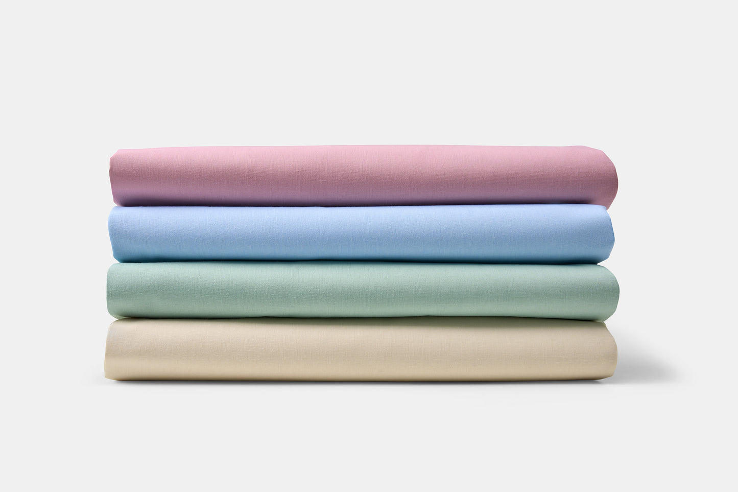 Healthcare Bed Sheet Multi Stack with bone Percale T180 Color CotPoly Thomaston
