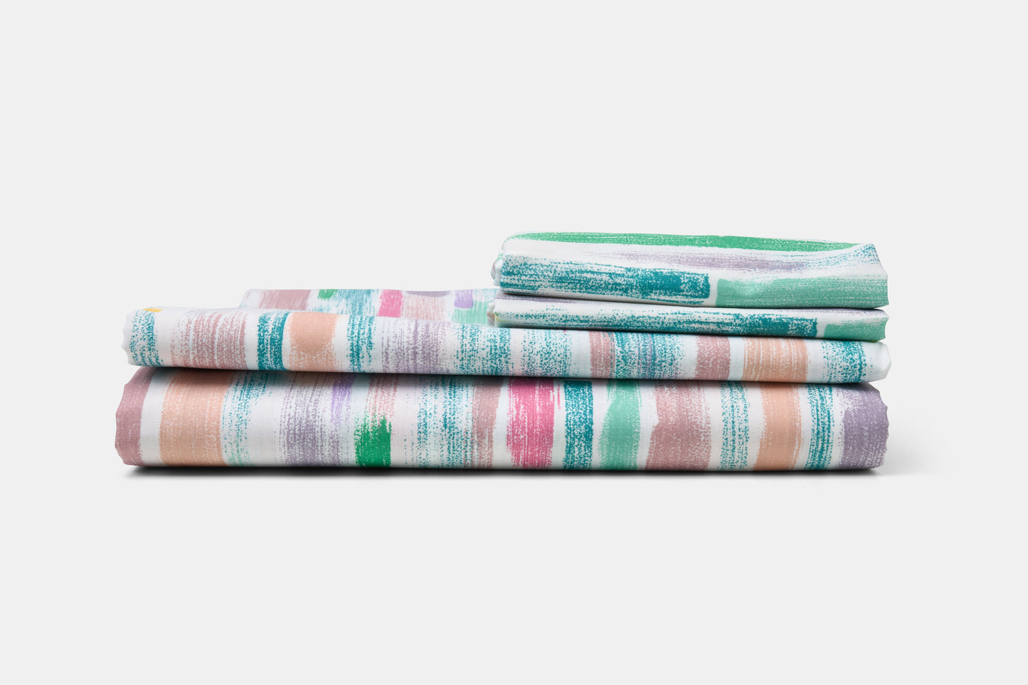 Healthcare Bed Sheet Stack Percale T180 Color CotPoly Thomaston