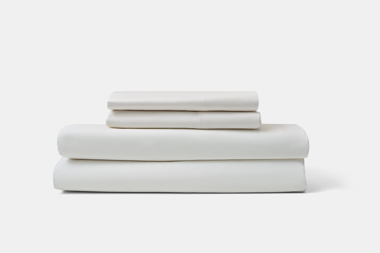 Hotel Bed Sheet Stack Sateen T300 Cotton Origin