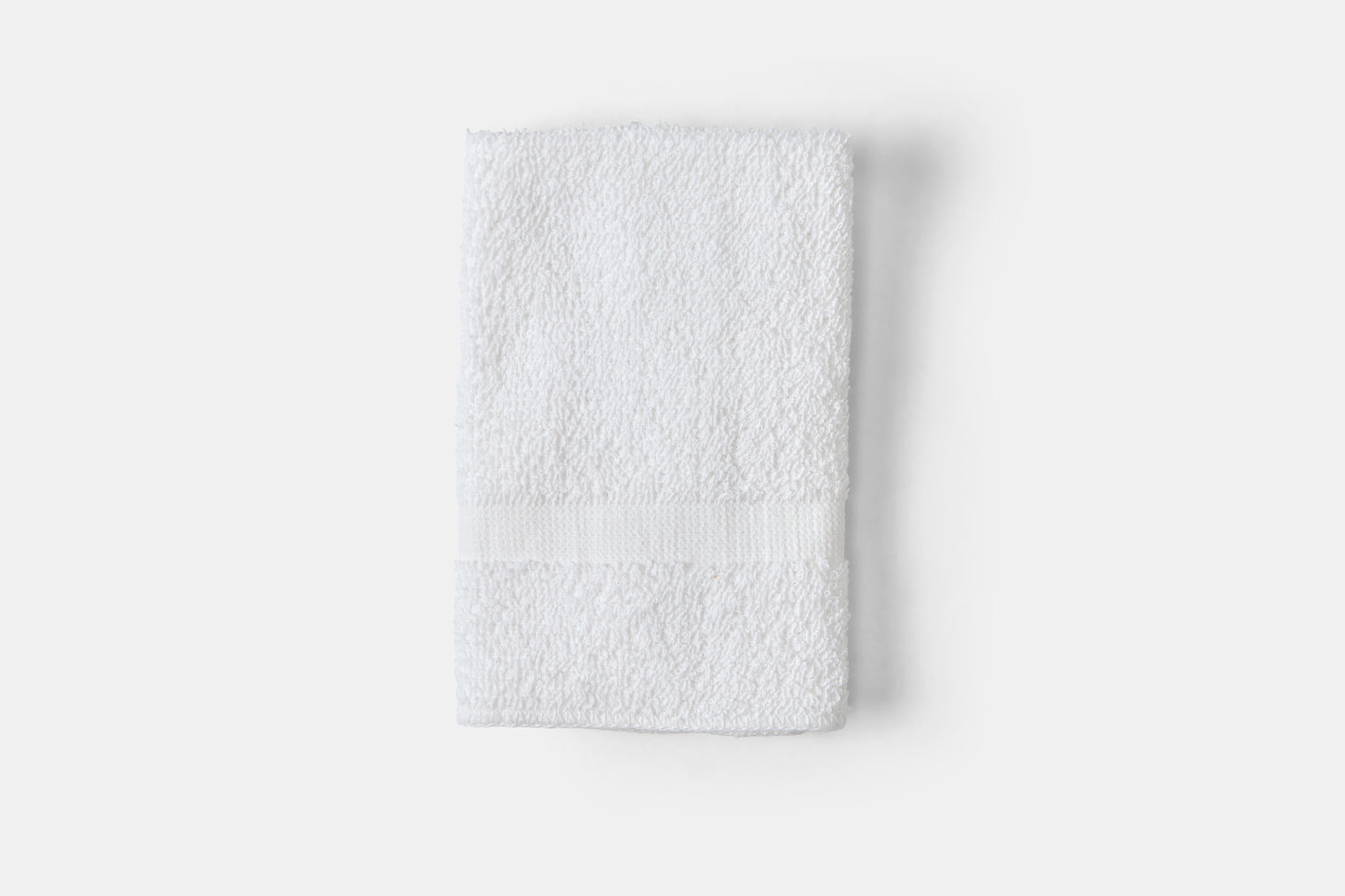 Hotel Washcloth Terry Cotton Poly Thomaston Cam White