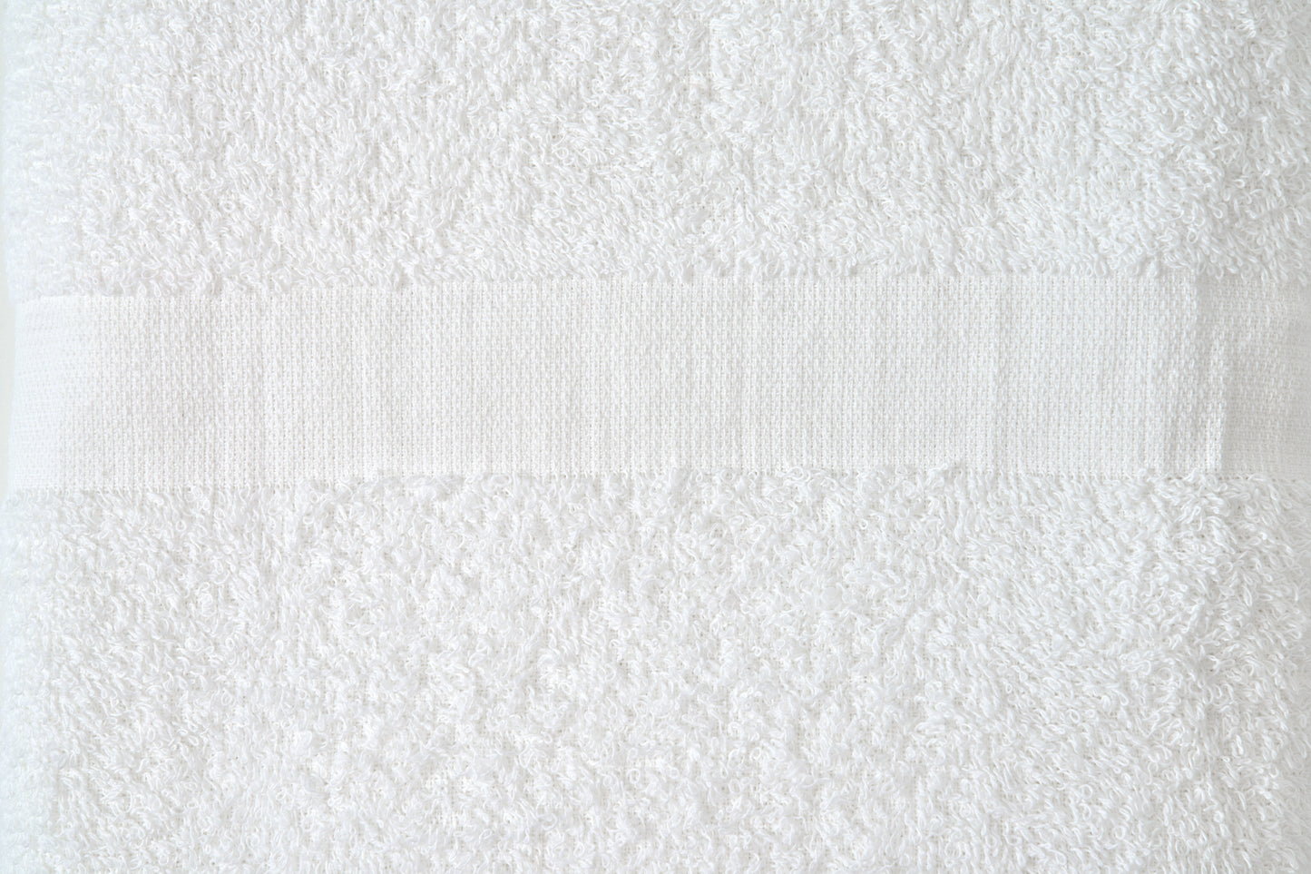 Hotel Bath Towel Terry Cotton Poly Thomaston Cam Border White