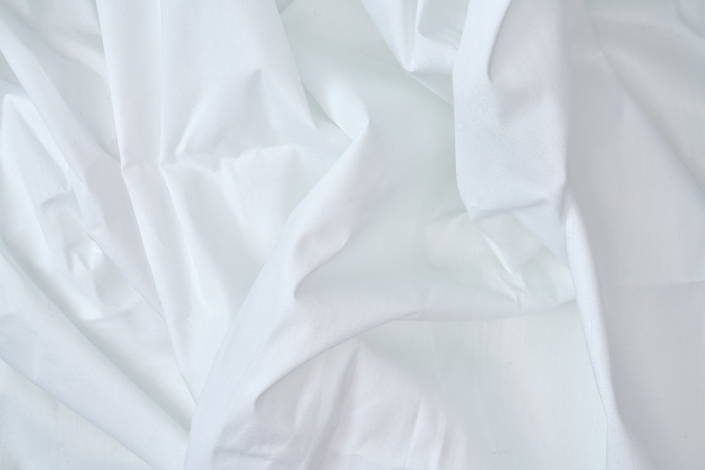 Hotel Bed Sheet Fabric White Percale T200 CottonPoly Thomaston
