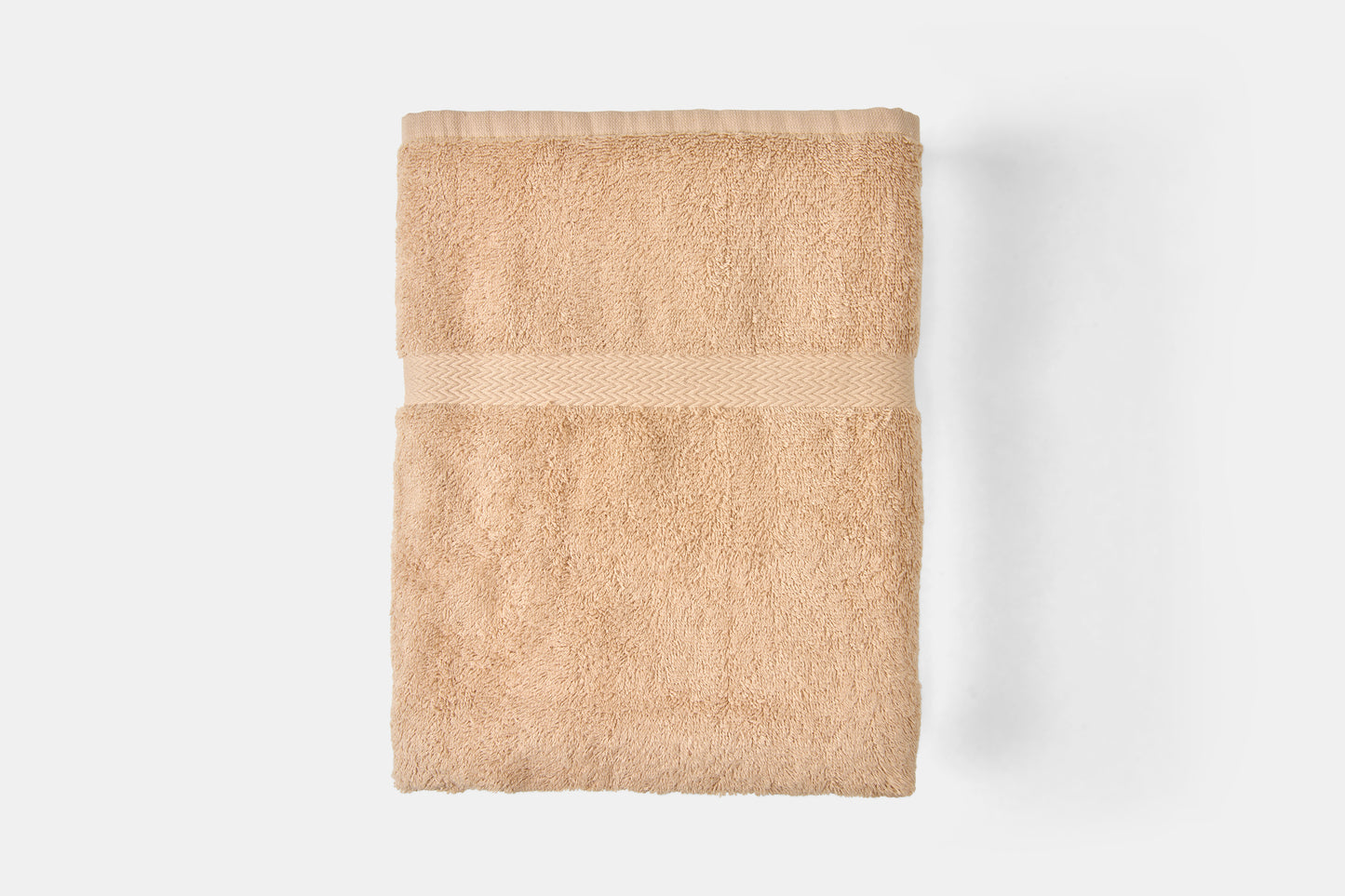 Hotel Beige Bath Towel Luxury Terry Combed Cotton Royal Suite Dobby