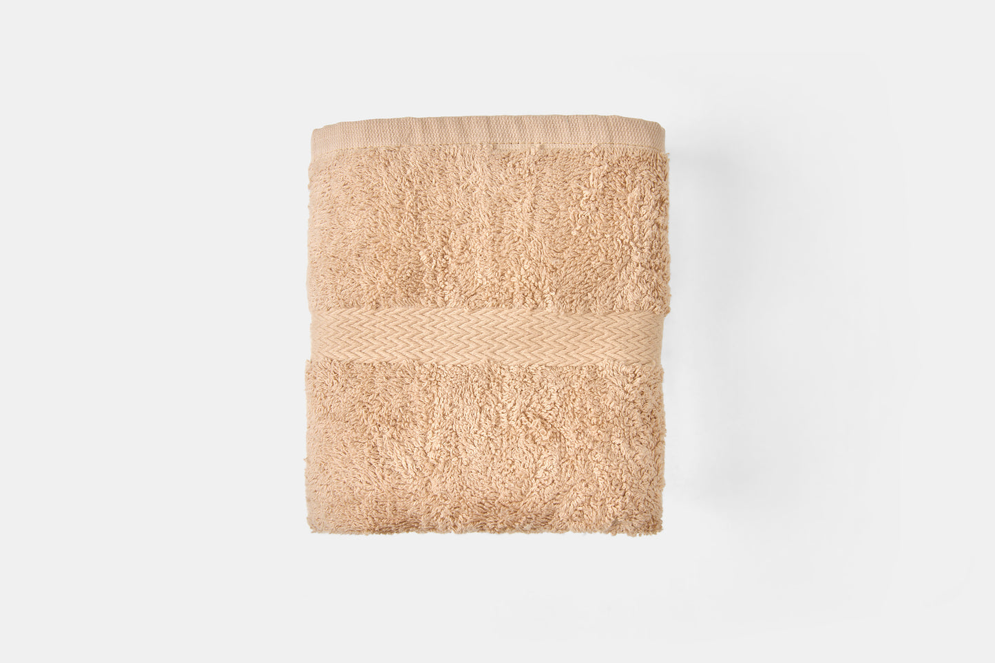 Hotel Beige Hand Towel Luxury Terry Combed Cotton Royal Suite Dobby