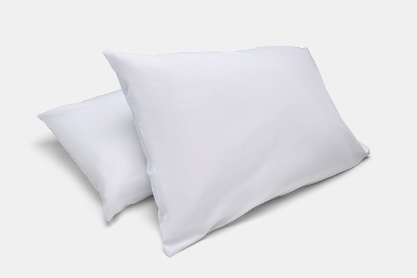 Hotel Pillowcases on Pillows White Percale T250 CottonPoly Royal Suite