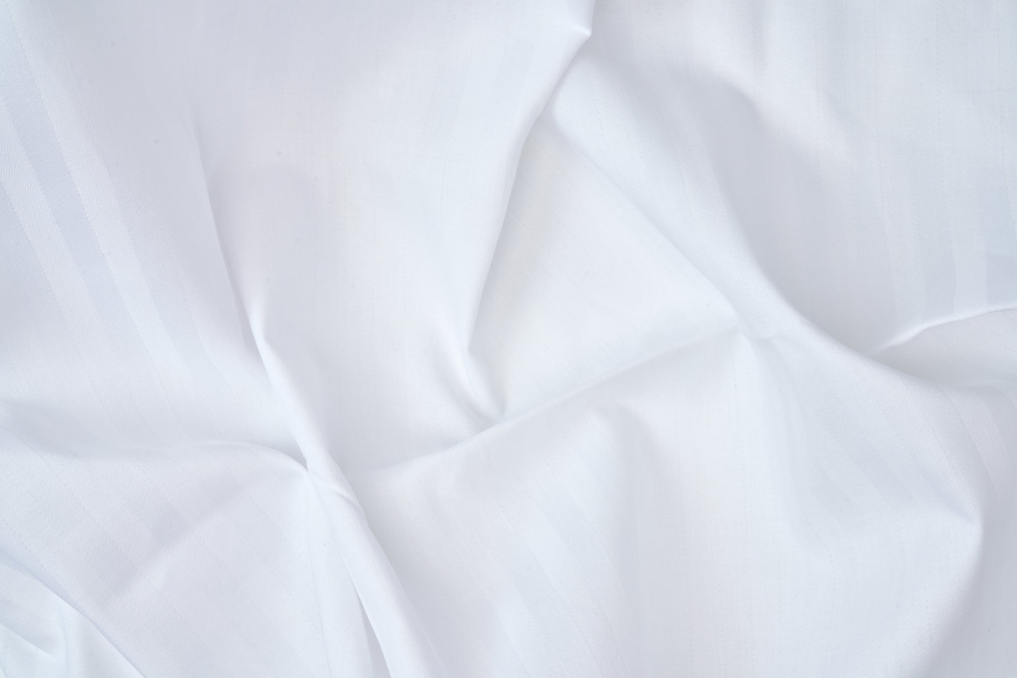 Hotel Top Sheet Fabric Twill T250 Cotton Poly Satin Stripe