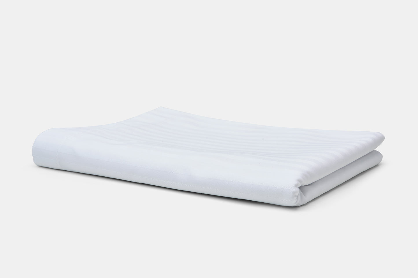 Hotel Top Sheet Folded Twill T250 Cotton Poly Satin Stripe