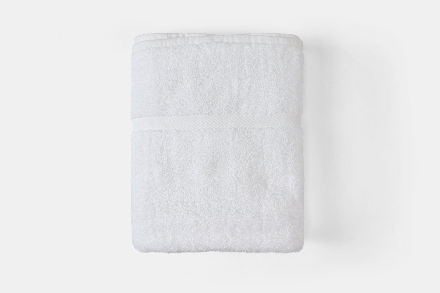Hotel White Bath Towel Luxury Terry Combed Cotton Royal Suite Dobby