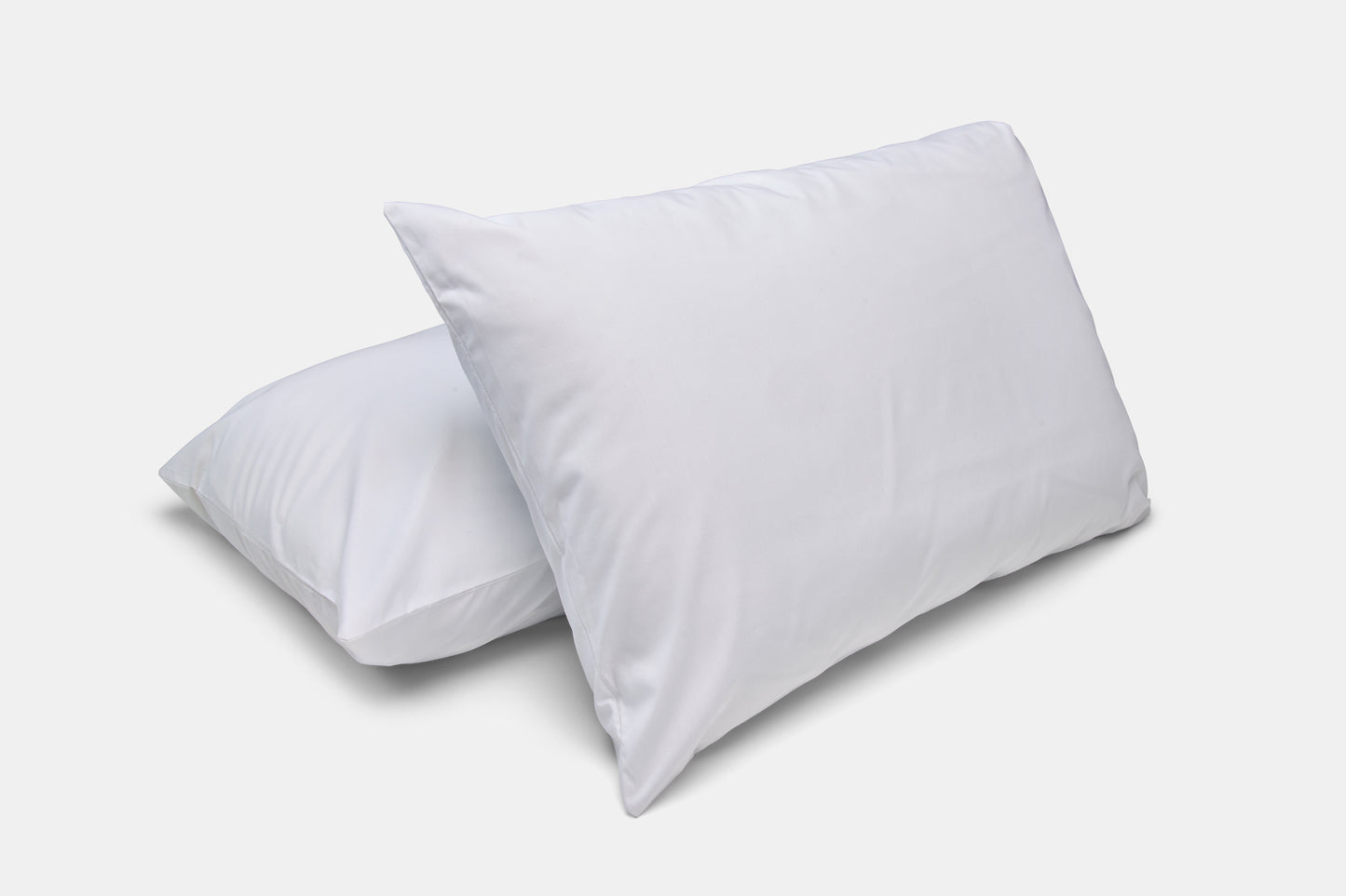 Hotel White Pillowcases on Pillows Percale T200 CottonPoly Thomaston