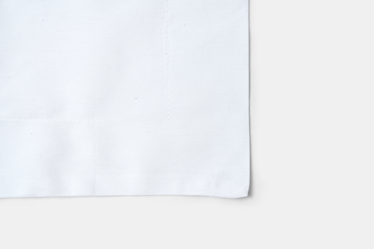 Hotel white Sham stitching Percale T200 CotPoly Thomaston