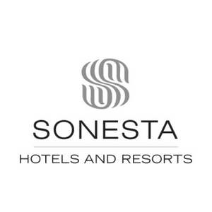 Sonesta Hotels and Resorts logo on a white background