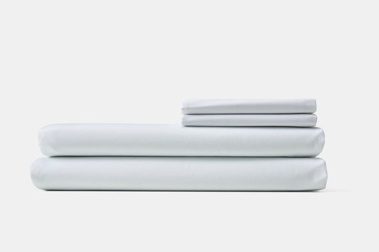 Healthcare Bed Sheet white Stack Percale T180 CotPoly Thomaston