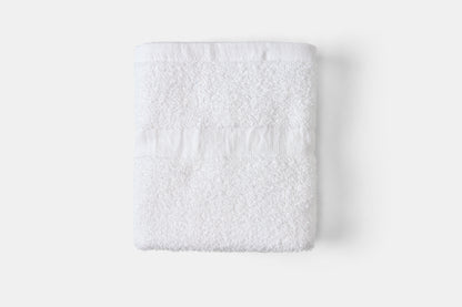 Hotel Hand Towel Terry Cotton Poly Thomaston Cam Folded White