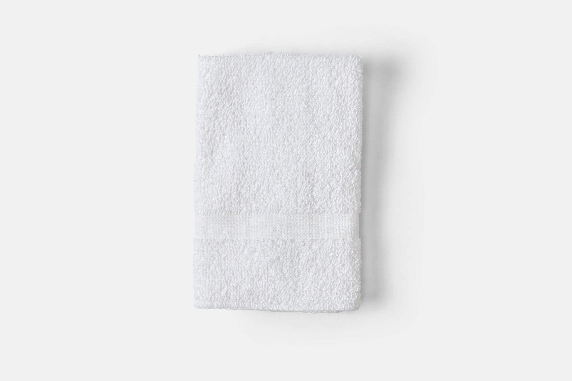 Hotel Washcloth Terry Cotton Poly Thomaston Cam White