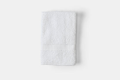 Hotel Washcloth Terry Cotton Poly Thomaston Cam White