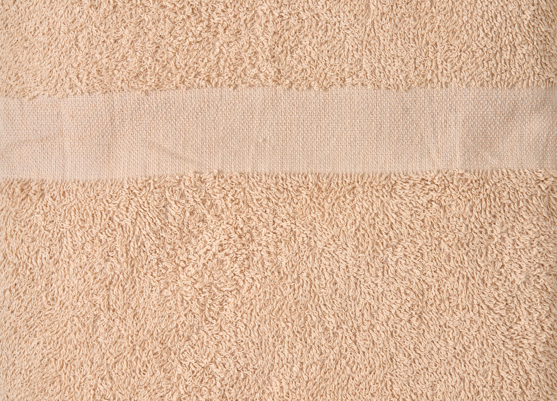 Hotel Bath Towel Terry Cotton Poly Thomaston Cam Border Beige