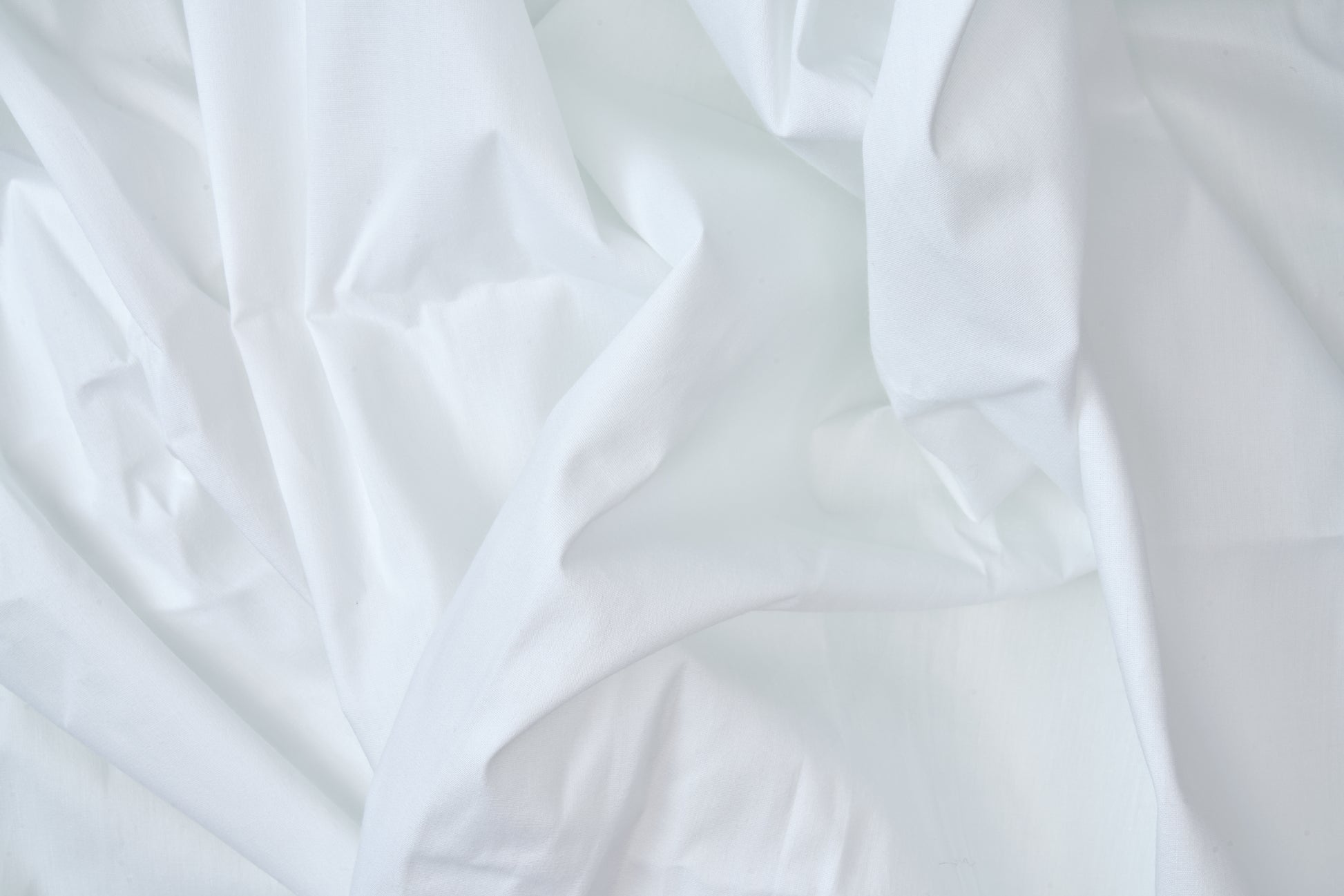Hotel Bed Sheet Fabric White Percale T200 CottonPoly Thomaston