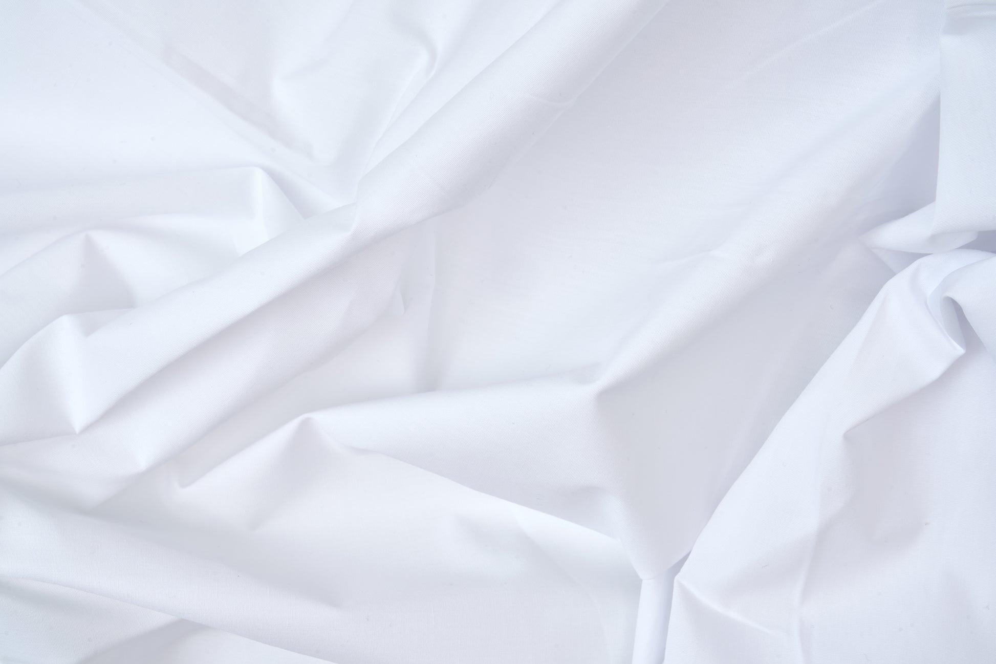 Hotel Bed Sheet Fabric White Percale T300 CottonPoly Royal Suite