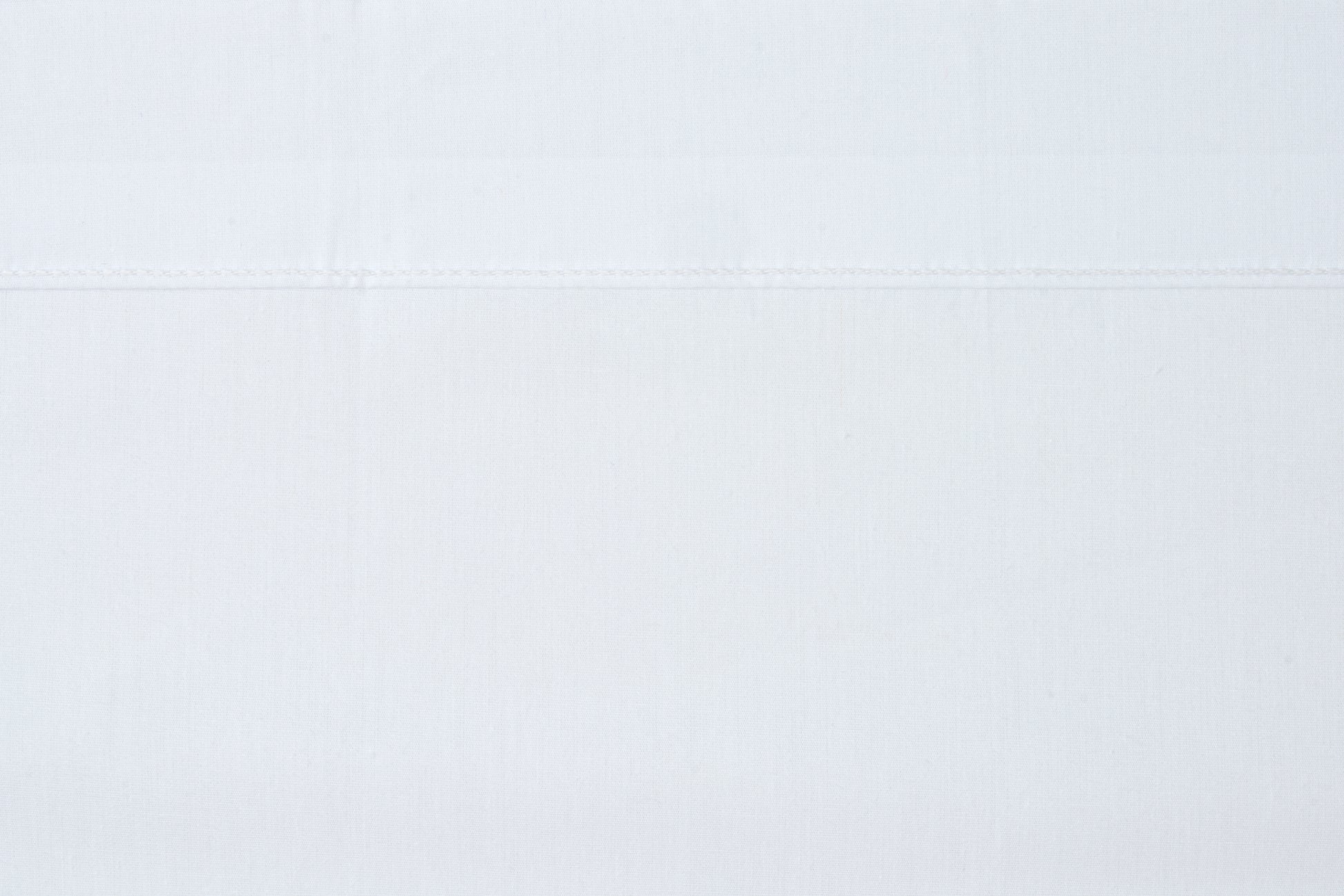 Hotel Bed Sheet Hem White Percale T200 CottonPoly Thomaston