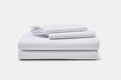 Hotel Bed Sheet Stack Percale T180 Cotton Poly New Era