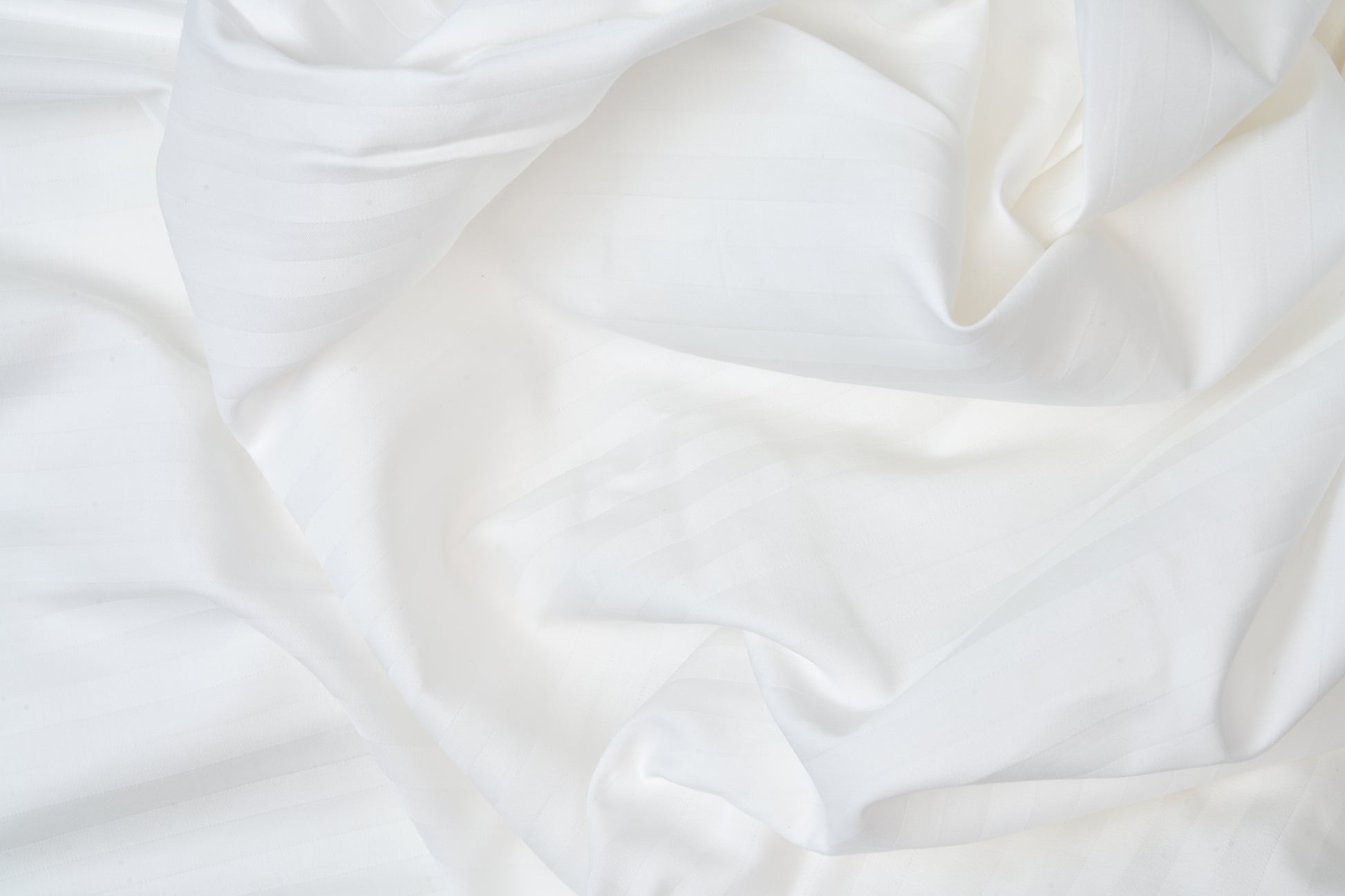 Hotel Bed Sheet White Fabric Sateen T310 Cotton Lineage