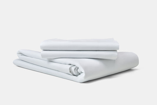 Hotel Duvet Cover-Sham white Percale T200 CotPoly Thomaston