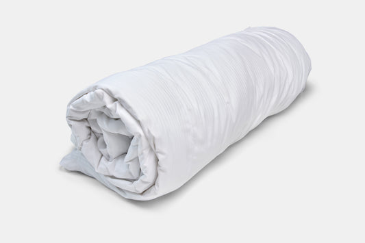Hotel Duvet Cover on Insert Rolled Sateen T310 CotPoly Satin Stripe