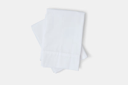 Hotel Pillowcases White Percale T300 CottonPoly Royal Suite