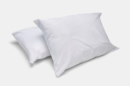 Hotel Pillowcases White on Pillows Percale T300 CottonPoly Royal Suite
