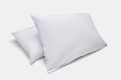 Hotel Pillowcases on Pillows White Percale T250 CottonPoly Royal Suite