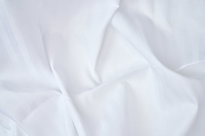 Hotel Top Sheet Fabric Twill T250 Cotton Poly Satin Stripe