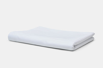 Hotel Top Sheet Folded Twill T250 Cotton Poly Satin Stripe