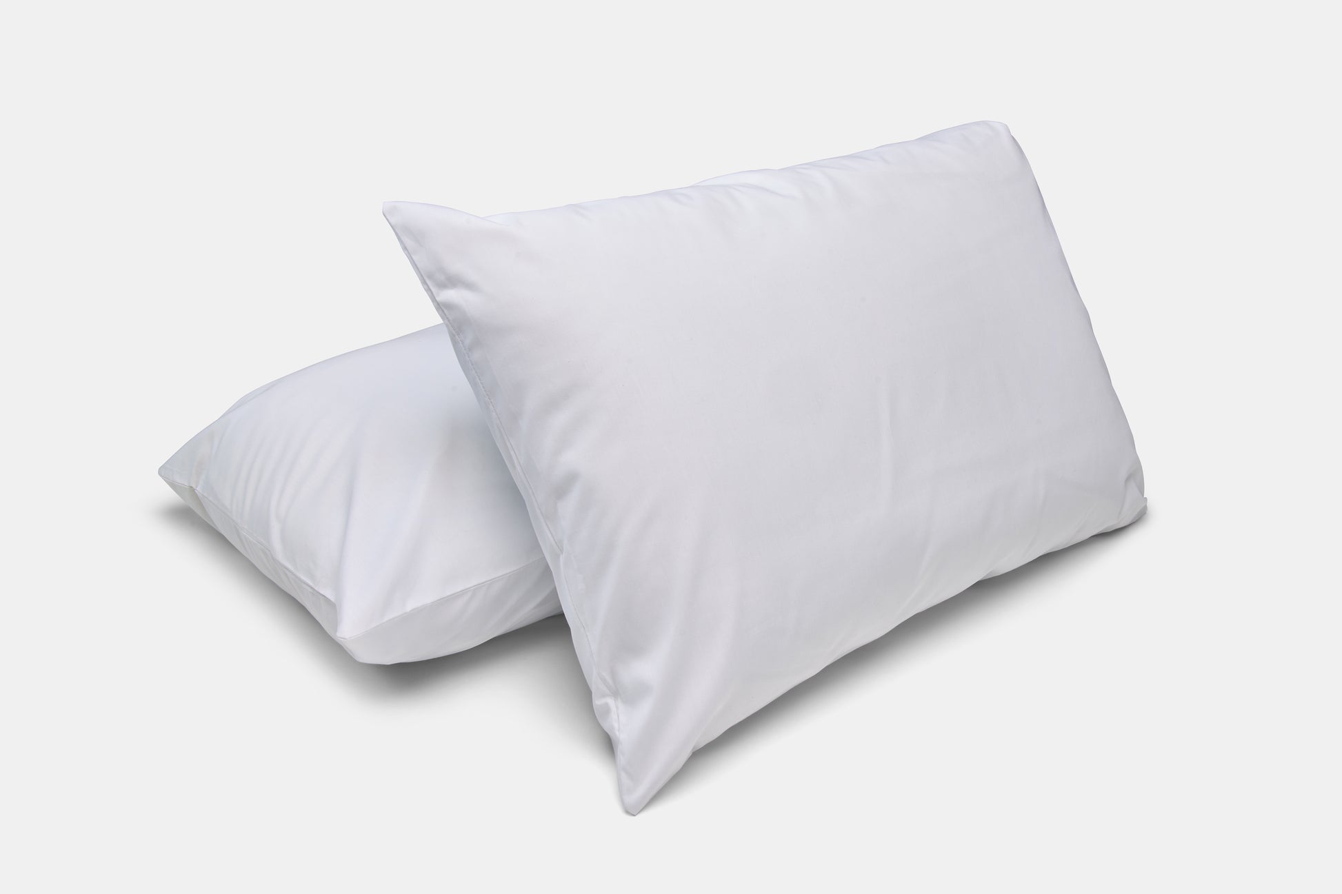 Hotel White Pillowcases on Pillows Percale T200 CottonPoly Thomaston