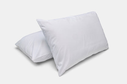 Hotel White Pillowcases on Pillows Percale T200 CottonPoly Thomaston