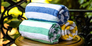 Thomaston Mills Island Stripe Pool Towels